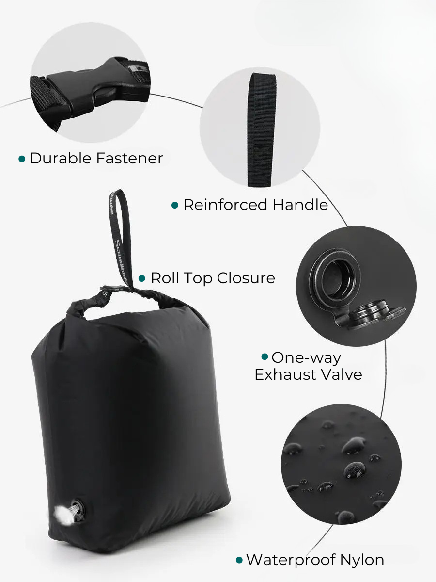 Travel Compression Bag - Manual Roll Up