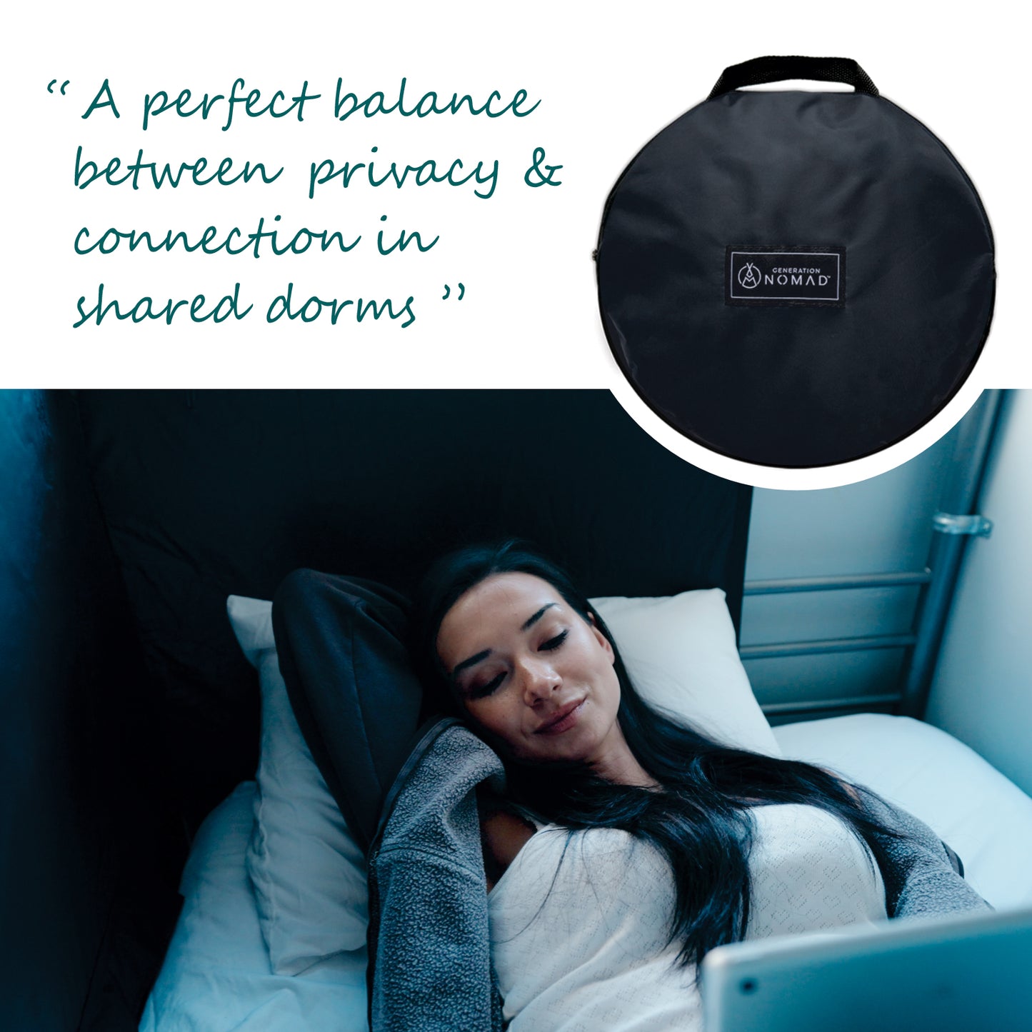 ZenSpace™ Portable Dormitory Curtain