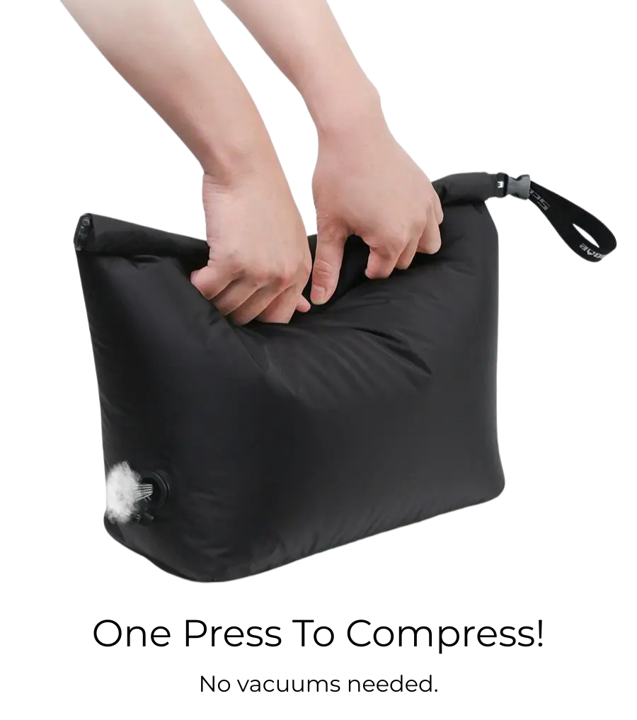 Travel Compression Bag - Manual Roll Up