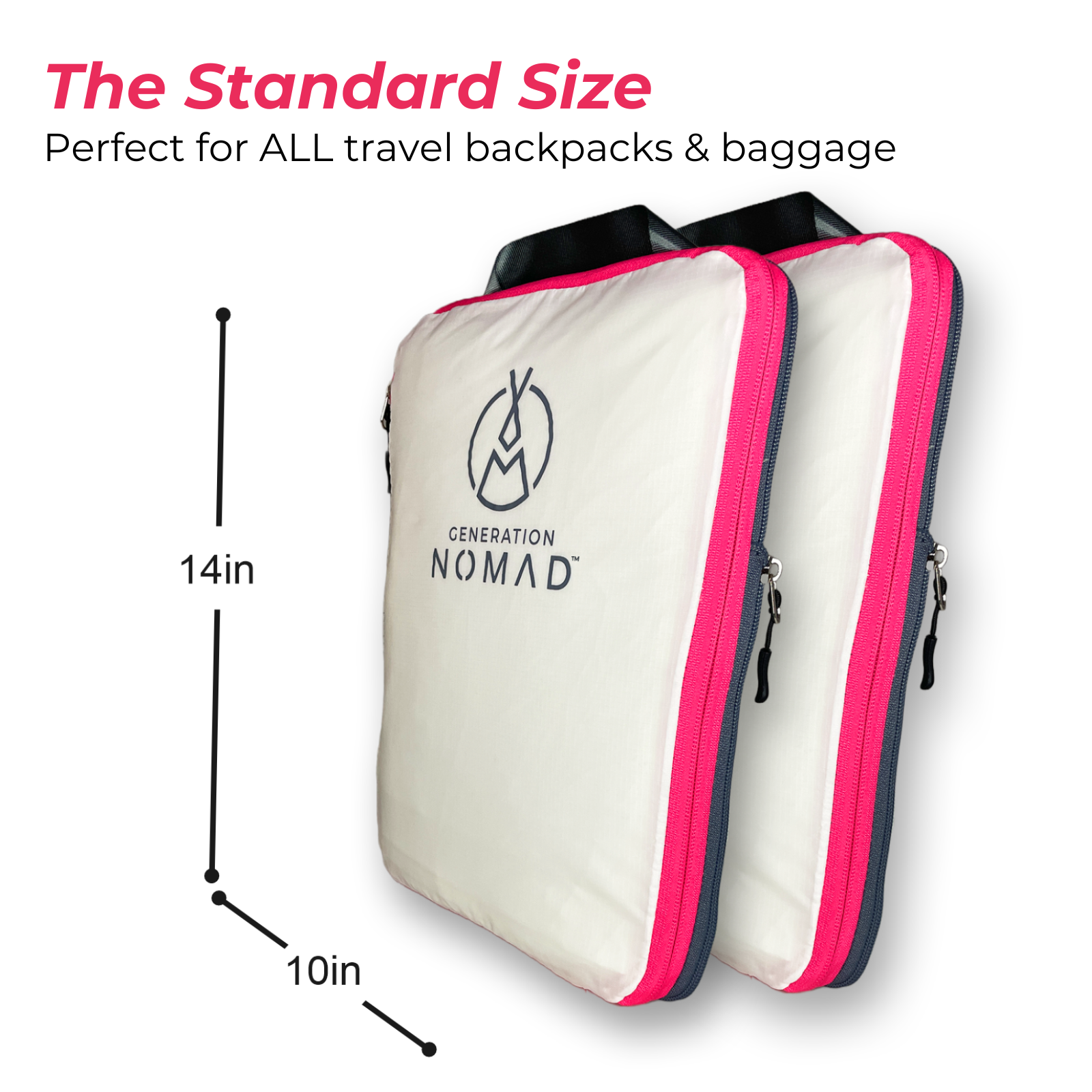 Compression Packing Cubes Set for Travel Generation Nomad GENERATION NOMAD